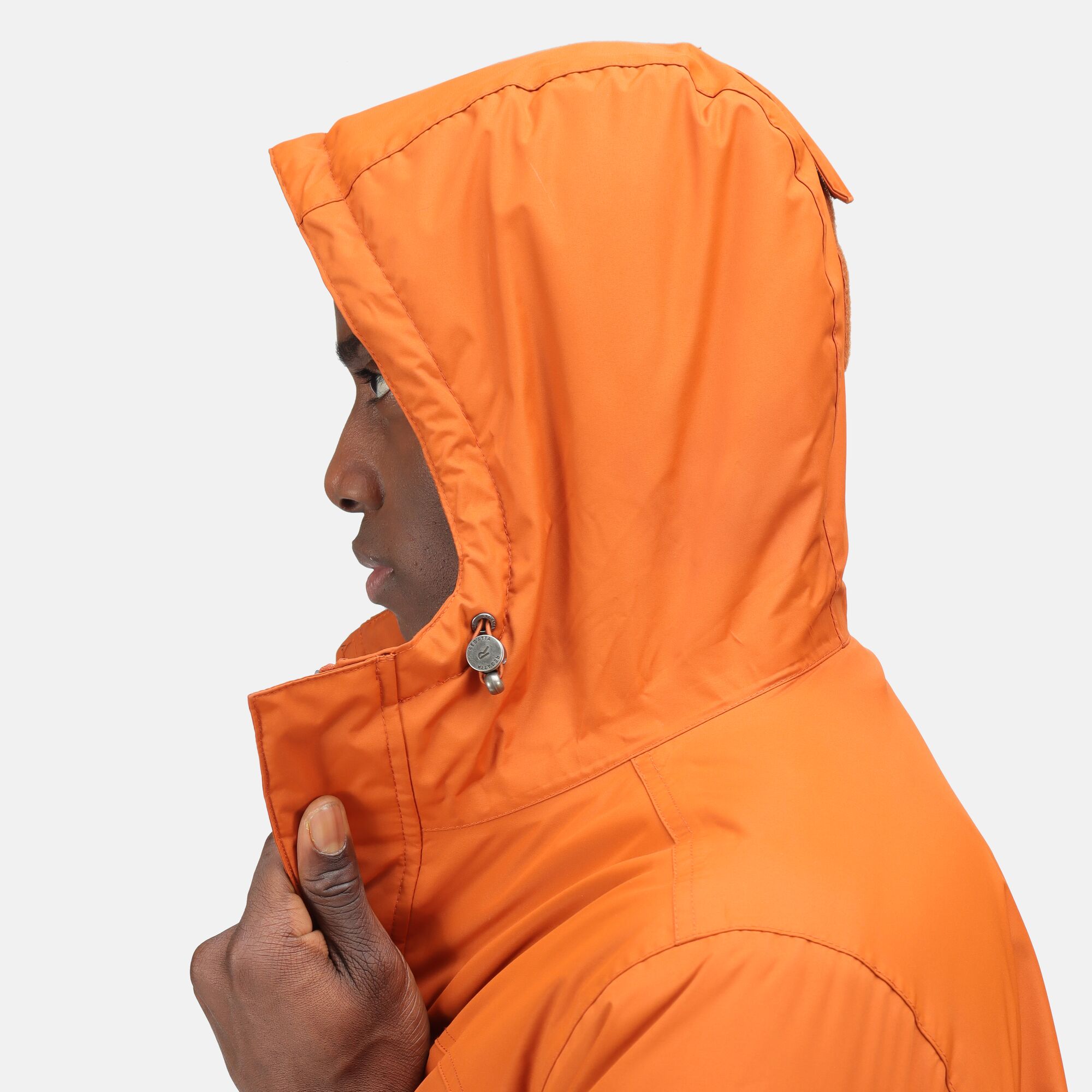 Regatta Mens Sterlings III Waterproof Jacket Orange Burnt Umber eBay