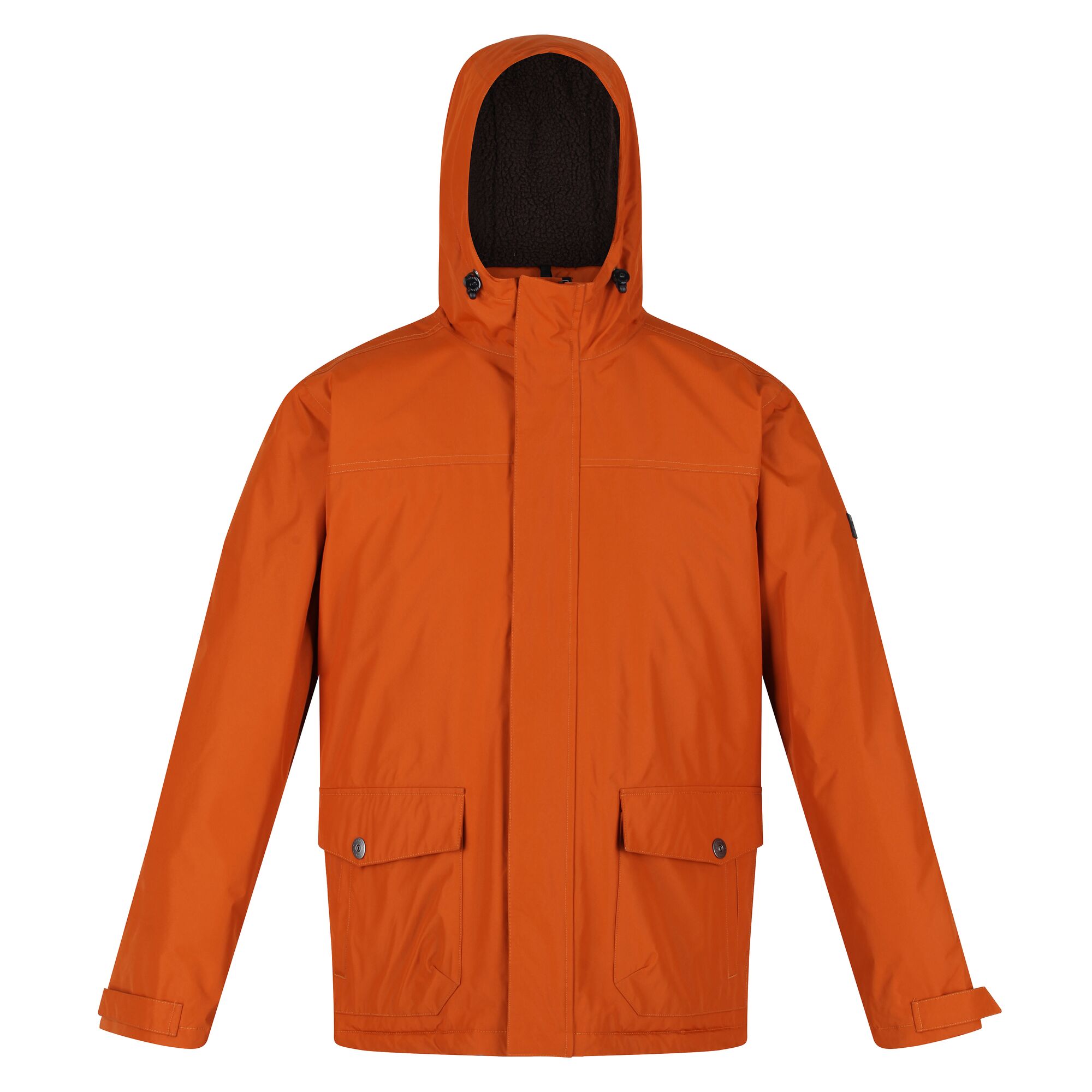 Regatta Mens Sterlings III Waterproof Jacket Orange Burnt Umber eBay