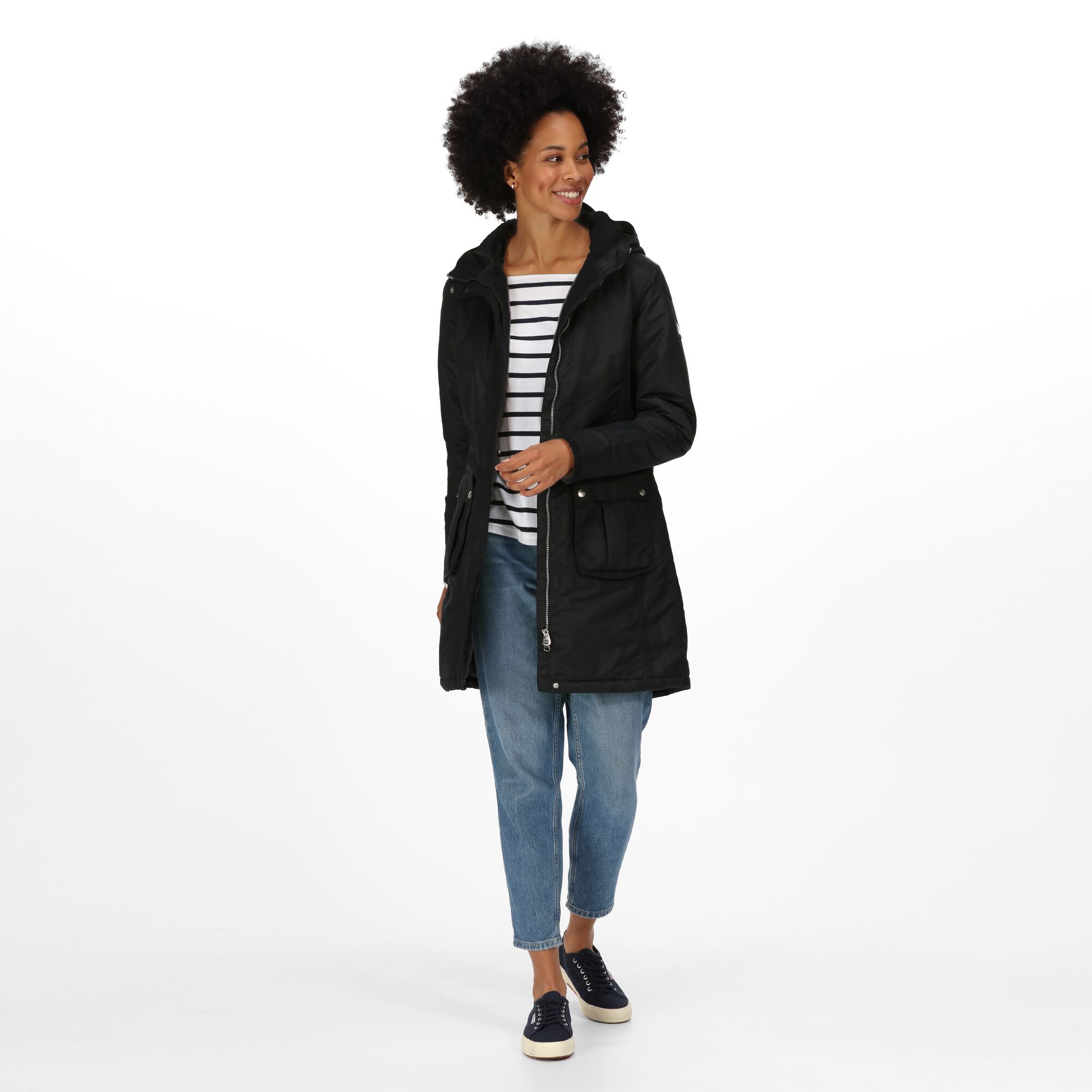 Regatta Women's Roanstar III Waterproof Insulated Parka Jacket black